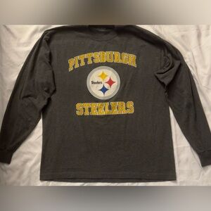 PITTSBURGH STEELERS Reebok Grey Long Sleeve Sz.L
